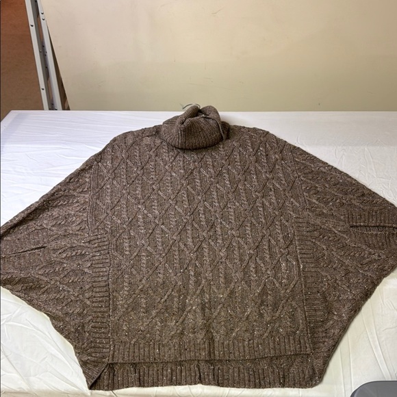 Anthropologie Brown Chunky Turtleneck Sweater - Picture 9 of 9